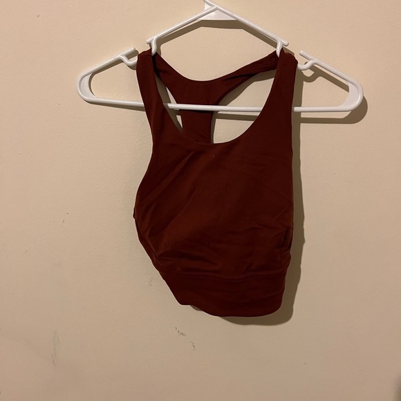 Lululemon Wunder Train Longline Bra *Medium Support, Size 8 Mulled Wine - Picture 4 of 9